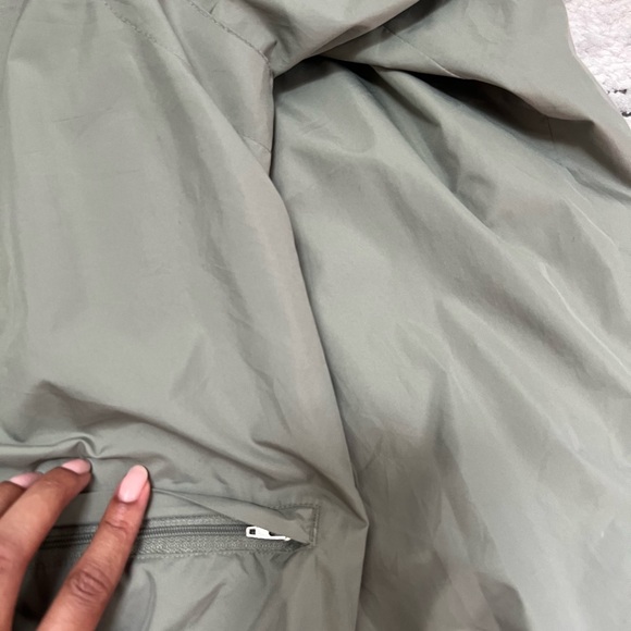 Vintage AUREUS Light Greenish Grey Windbreaker - Picture 7 of 14